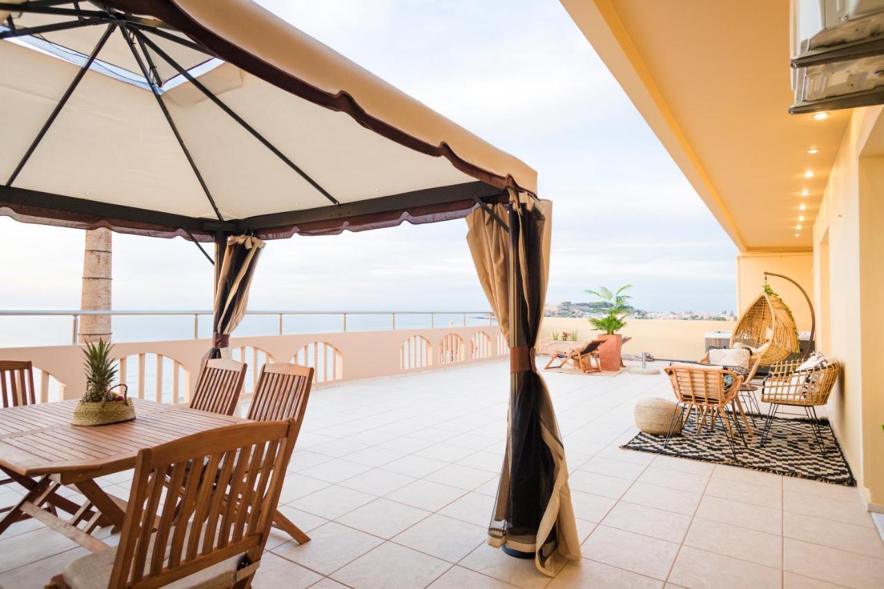 Thea - Rooftop Seaview Jacuzzi Rethimno Eksteriør billede